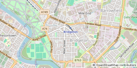 Map of Glasgow