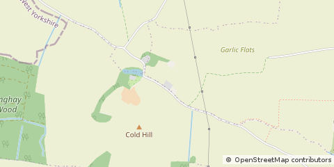 Map of Leeds, North Yorkshire