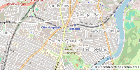 Map of Belfast