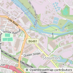 Map of Leeds, West Yorkshire