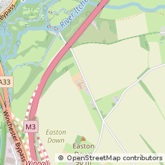 Map of Winchester, Hampshire