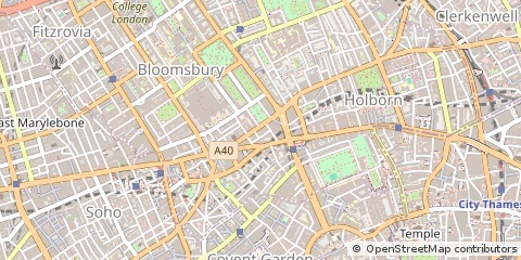 Map of London, Middlesex