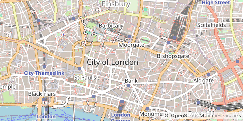 Map of London, Kent