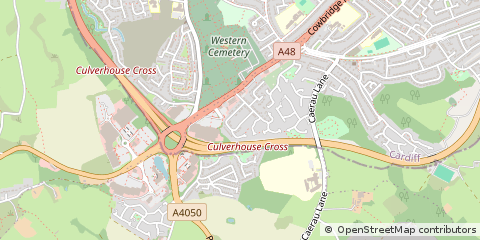 Map of Cardiff