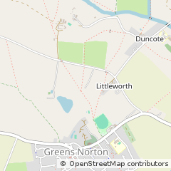 Map of Towcester, Northamptonshire