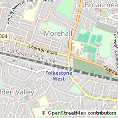 Map of Folkestone