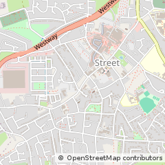 Map of Street, Somerset