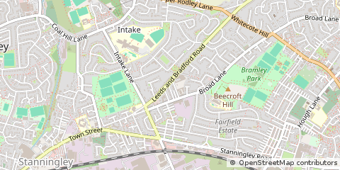 Map of Leeds