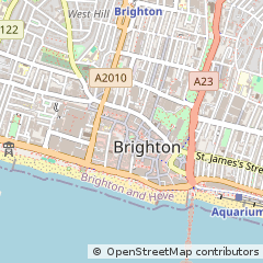Map of Brighton, East Sussex