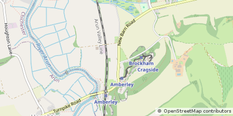 Map of Arundel, West Sussex