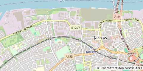 Map of Jarrow