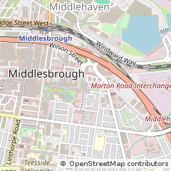 Map of Middlesbrough