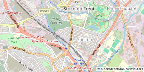 Map of Stoke-on-Trent