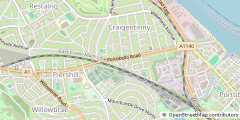 Map of Edinburgh