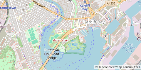 Map of Cardiff