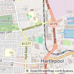 Map of Hartlepool