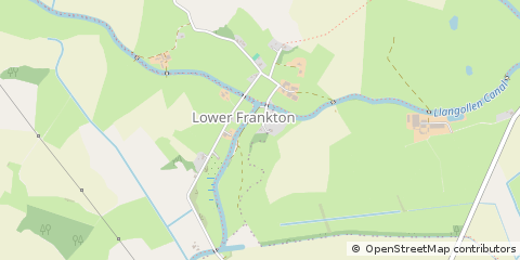 Map of Oswestry, Shropshire
