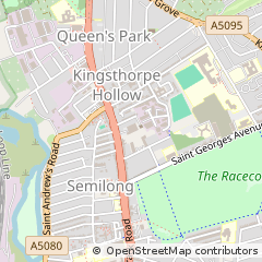 Map of Northampton, Northamptonshire