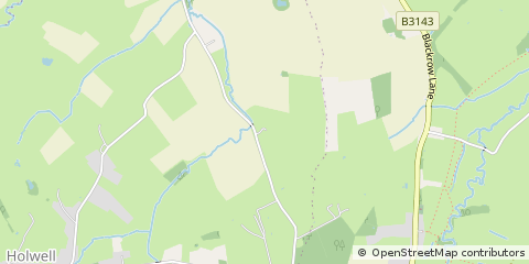 Map of Sturminster Newton, Dorset