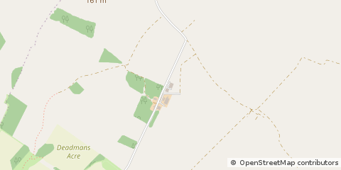 Map of Bibury, Gloucestershire