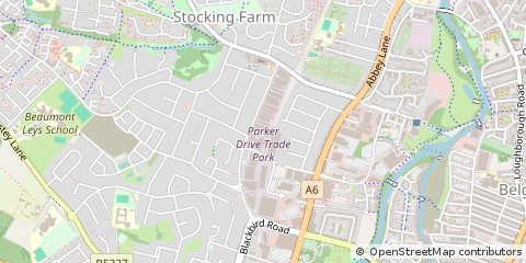 Map of Leicester