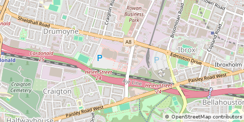 Map of Glasgow