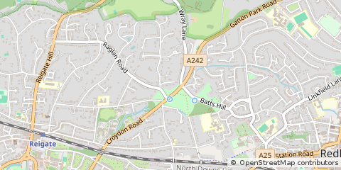 Map of Reigate