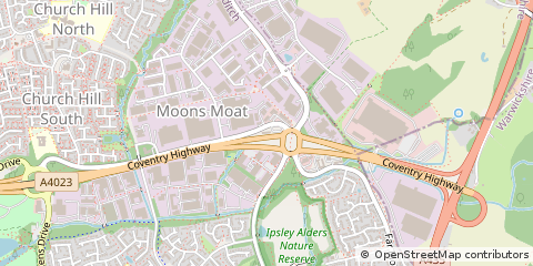 Map of Redditch