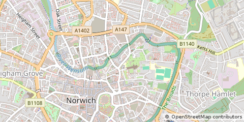 Map of Norwich