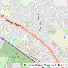 Map of Stockport, Cheshire