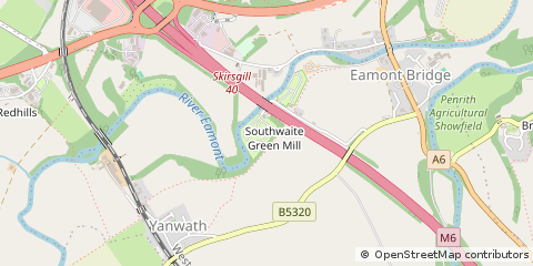Map of Penrith, Cumbria
