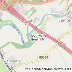 Map of Penrith, Cumbria