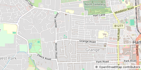 Map of Hartlepool