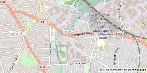 Map of Birmingham