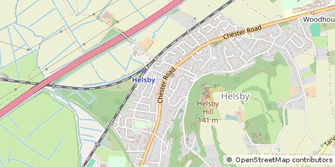 Map of Cheshire