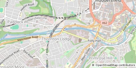 Map of Huddersfield
