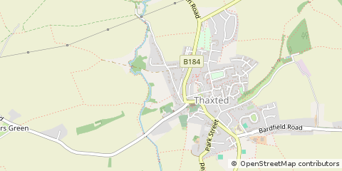 Map of Dunmow, Essex