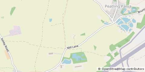 Map of Lutterworth, Leicestershire