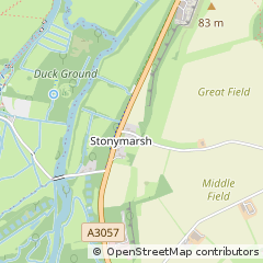 Map of Romsey, Hants