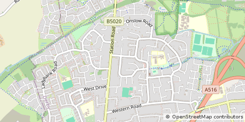 Map of Derby, Derbyshire