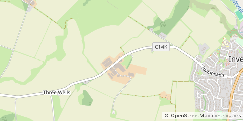 Map of Montrose, Angus