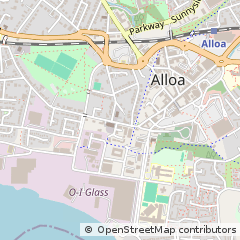 Map of Alloa, Clackmannanshire