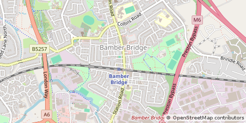 Map of Preston