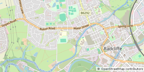 Map of Manchester, Greater Manchester
