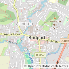 Map of Bridport, Dorset
