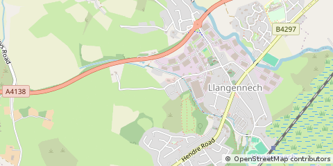 Map of Llanelli