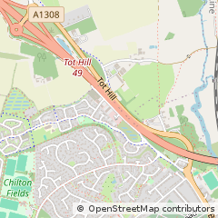 Map of Stowmarket, Suffolk