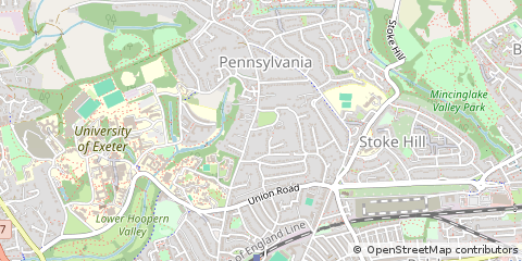 Map of Exeter