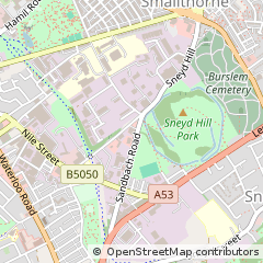 Map of Stoke on Trent