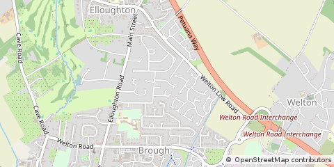 Map of Brough, East Yorkshire